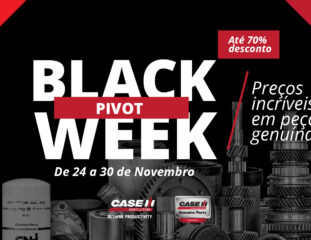 Black Week Pivot Case IH com até 70% de desconto em peças genuínas